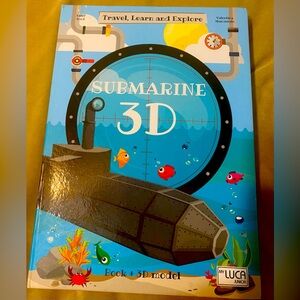 3D Build‎ A Submarine Kit And Book**NEW